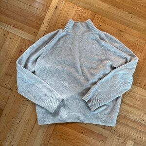 Vince Light Beige Turtleneck Sweater